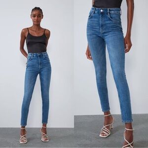 Zara High Waist Skinny Jean